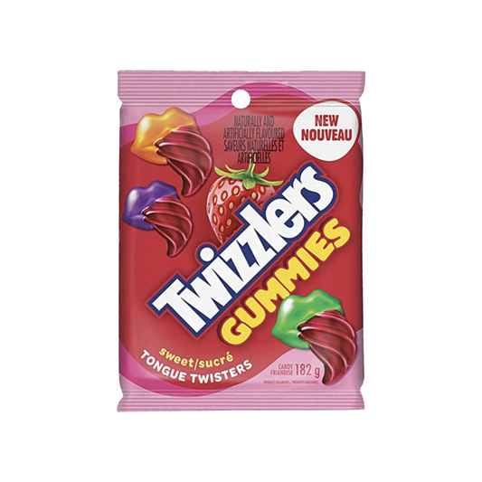 Twizzler Gummies Strawberry Tongue Twisters 182g